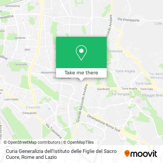 Curia Generalizia dell'Istituto delle Figlie del Sacro Cuore map