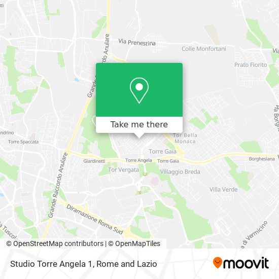 Studio Torre Angela 1 map