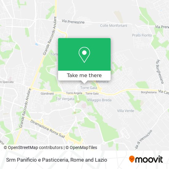 Srm Panificio e Pasticceria map