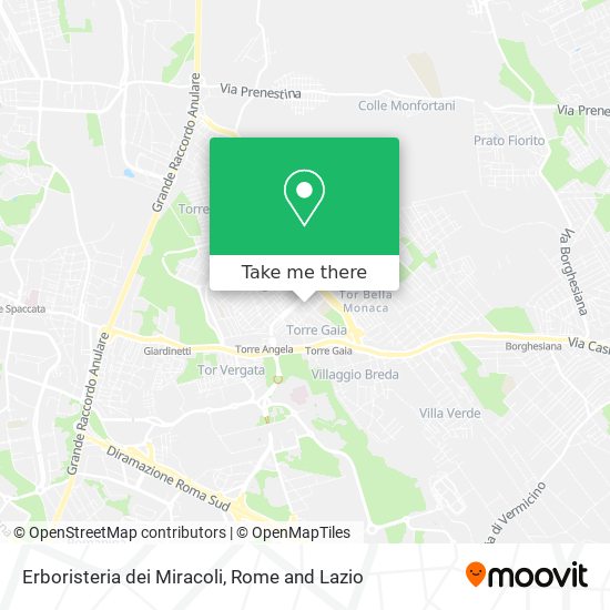 Erboristeria dei Miracoli map