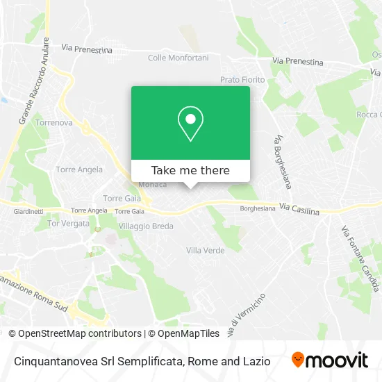 Cinquantanovea Srl Semplificata map