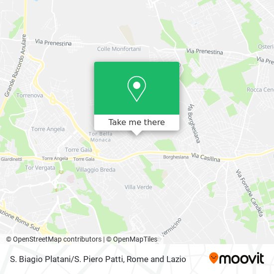 S. Biagio Platani / S. Piero Patti map