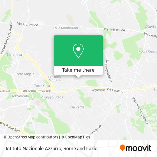 Istituto Nazionale Azzurro map