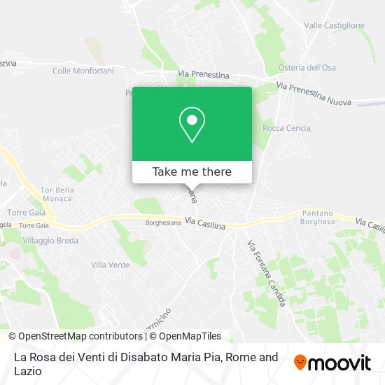 La Rosa dei Venti di Disabato Maria Pia map