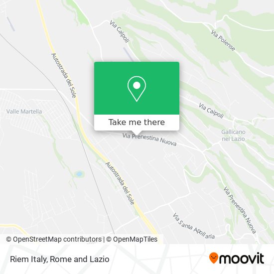 Riem Italy map