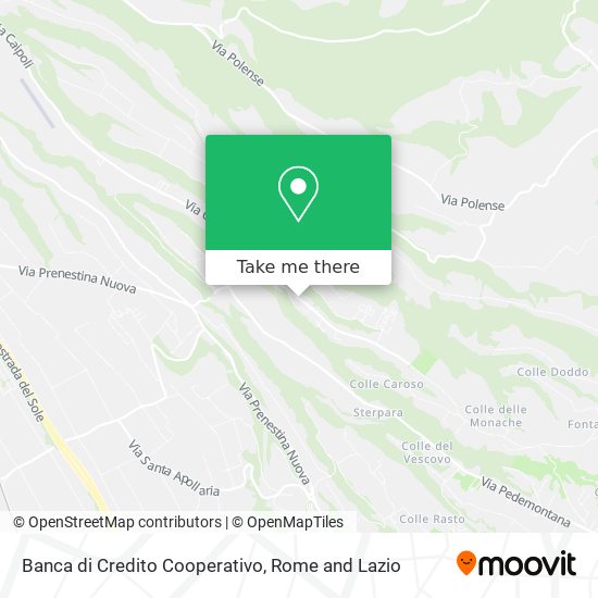 Banca di Credito Cooperativo map