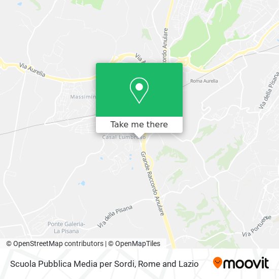 Scuola Pubblica Media per Sordi map