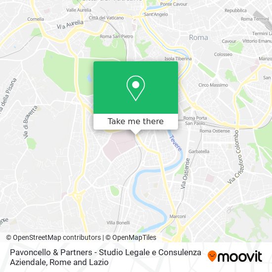 Pavoncello & Partners - Studio Legale e Consulenza Aziendale map