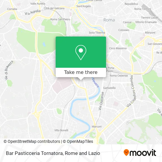 Tornatora Pastry Bar map