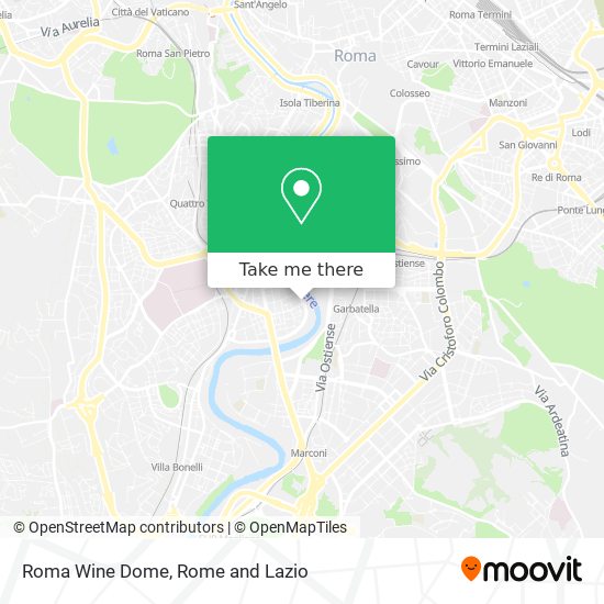 Roma Wine Dome map