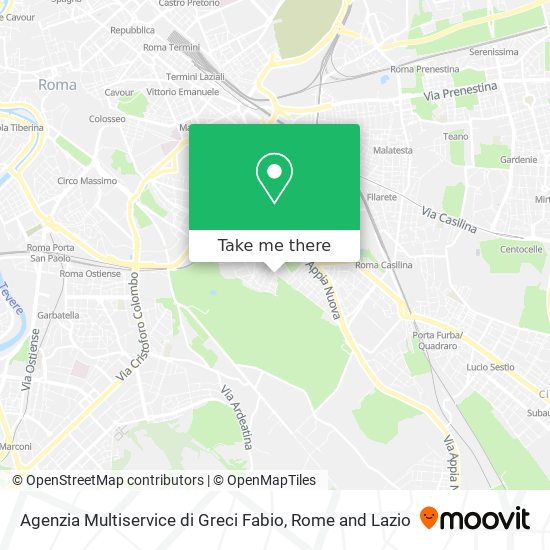 Agenzia Multiservice di Greci Fabio map