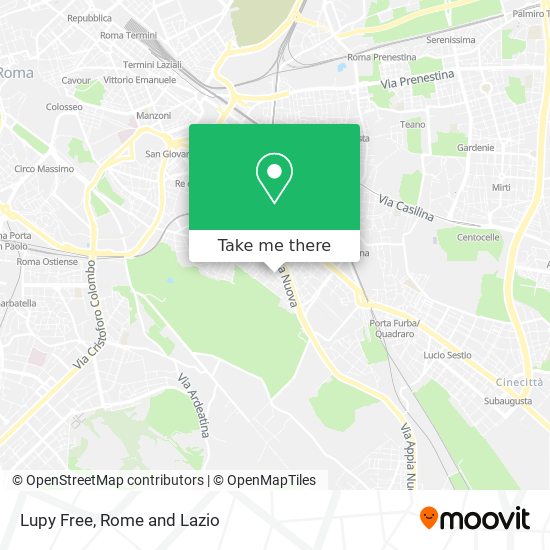 Lupy Free map