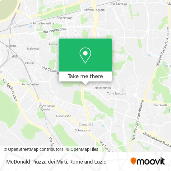 McDonald's Mirti Square map