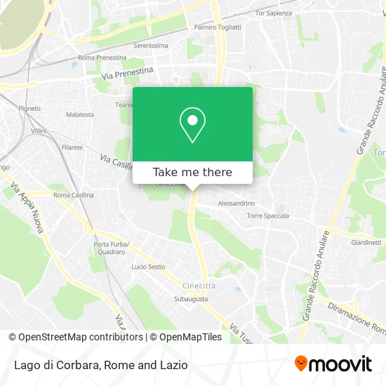 Lago di Corbara map