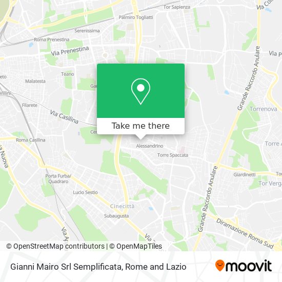 Gianni Mairo Srl Semplificata map