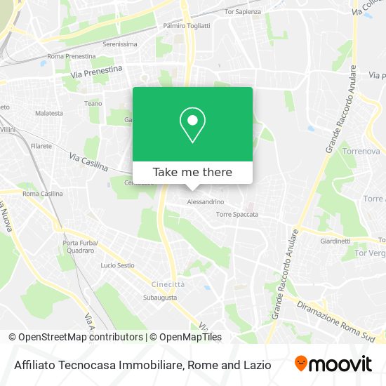 Affiliato Tecnocasa Immobiliare map