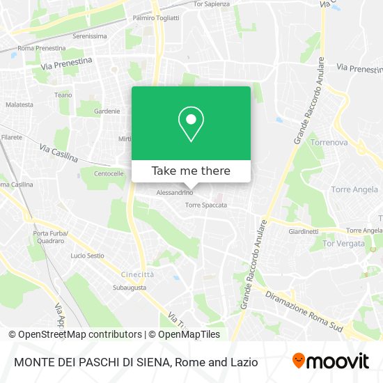 MONTE DEI PASCHI DI SIENA map