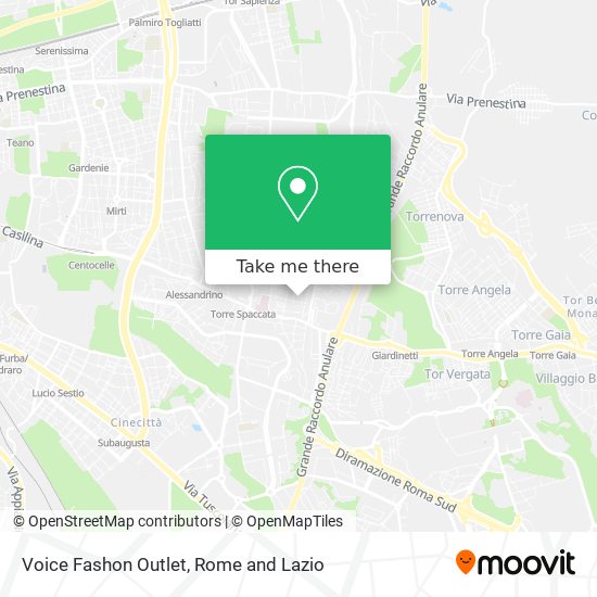 Voice Fashon Outlet map