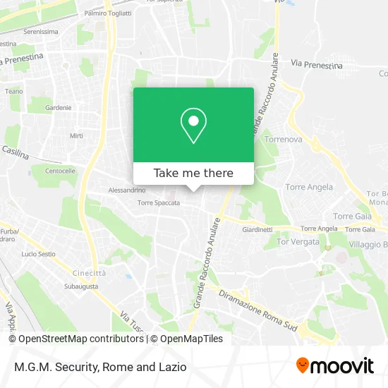 M.G.M. Security map