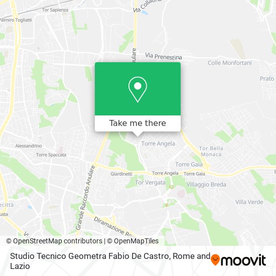 Studio Tecnico Geometra Fabio De Castro map