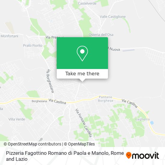 Pizzeria Fagottino Romano di Paola e Manolo map