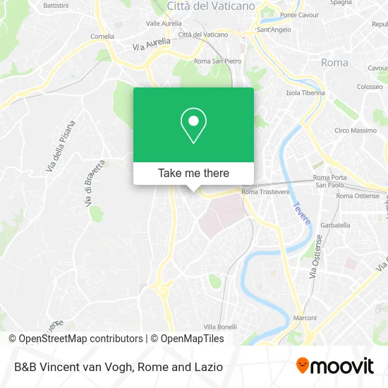 B&B Vincent van Vogh map