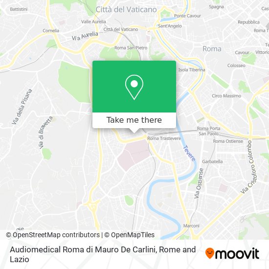 Audiomedical Roma di Mauro De Carlini map