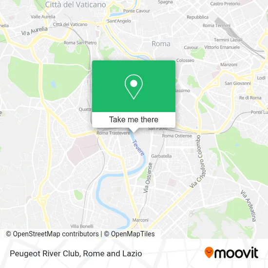 Peugeot River Club map