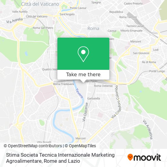 Stima Societa Tecnica Internazionale Marketing Agroalimentare map