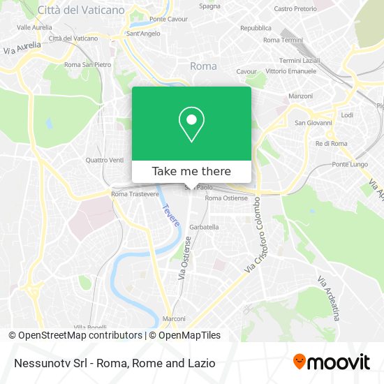 Nessunotv Srl - Roma map