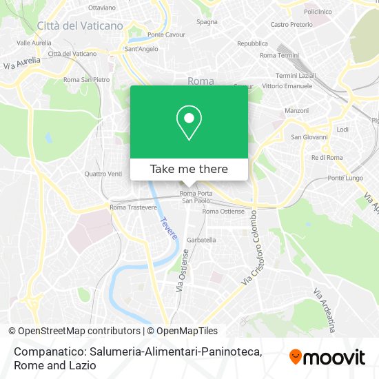 Companatico: Salumeria-Alimentari-Paninoteca map