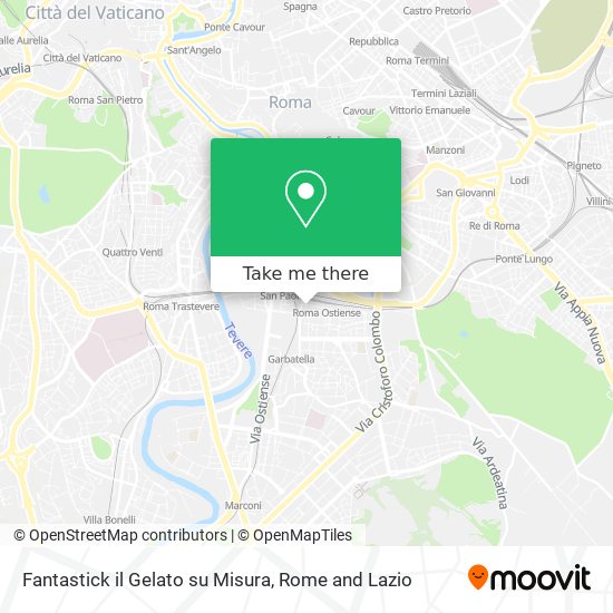 Fantastick il Gelato su Misura map