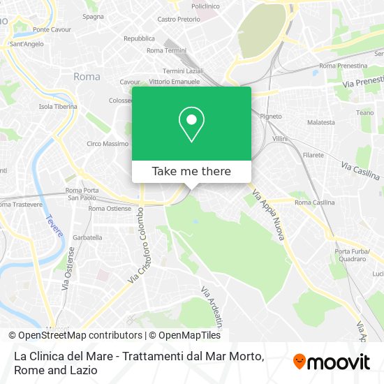 La Clinica del Mare - Trattamenti dal Mar Morto map