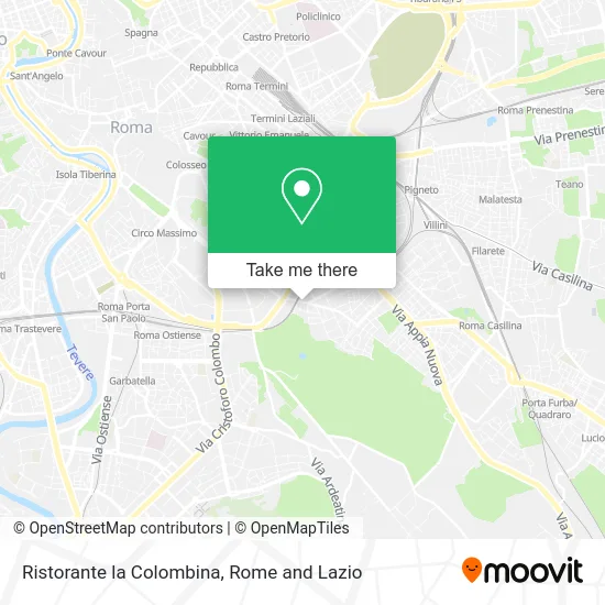 Ristorante la Colombina map