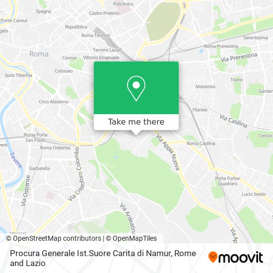 Procura Generale Ist.Suore Carita di Namur map
