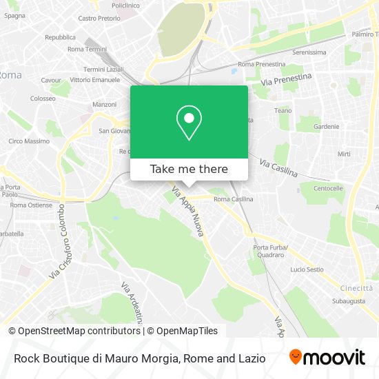 Rock Boutique di Mauro Morgia map