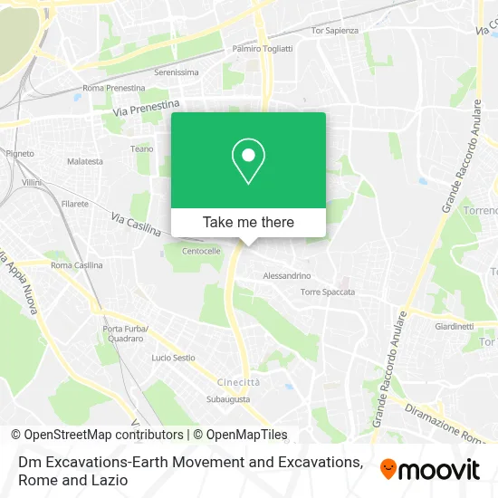 Dm Excavations-Earth Movement and Excavations map