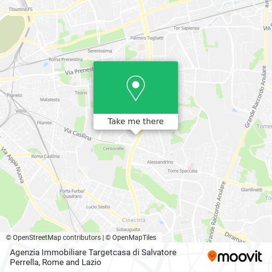 Agenzia Immobiliare Targetcasa di Salvatore Perrella map