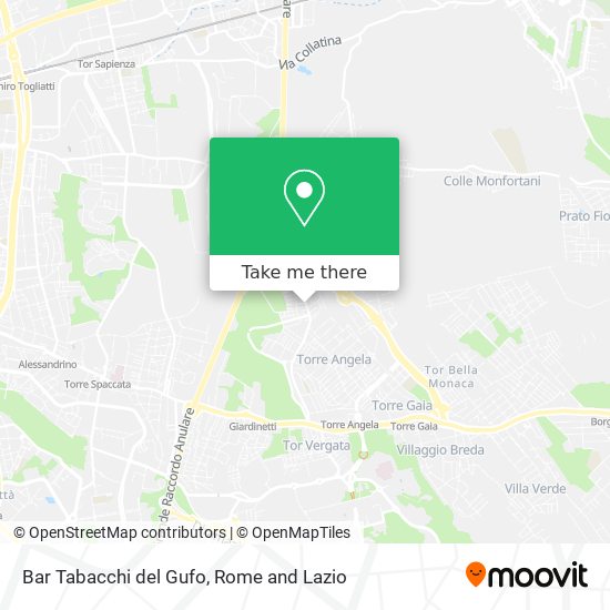 Bar Tabacchi del Gufo map