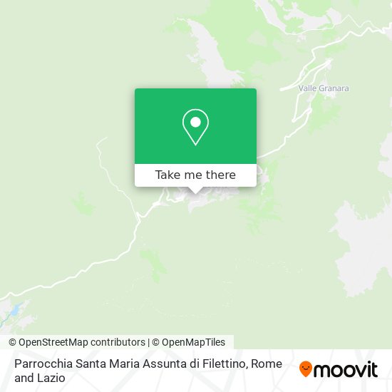 Parrocchia Santa Maria Assunta di Filettino map