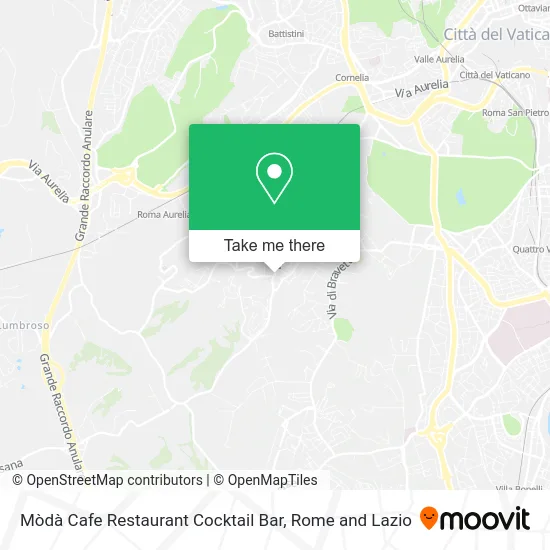 Mòdà Cafe Restaurant Cocktail Bar map