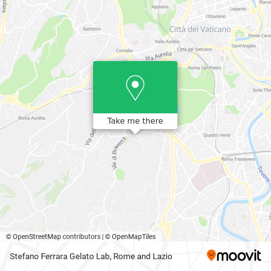 Stefano Ferrara Gelato Lab map