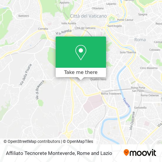 Affiliato Tecnorete Monteverde map