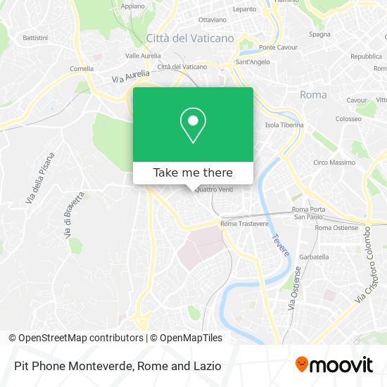 Pit Phone Monteverde map