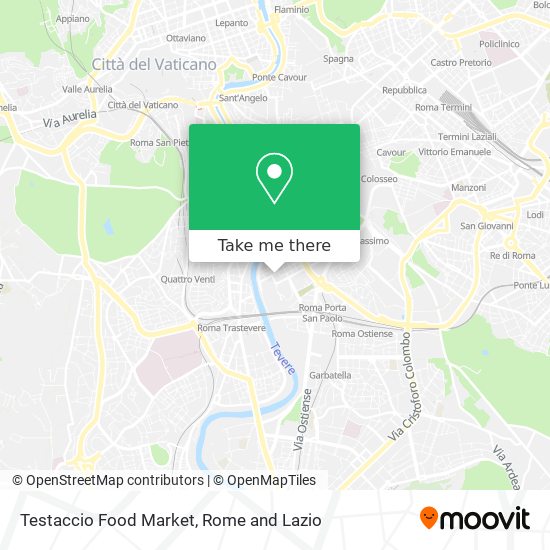 Testaccio Food Market map