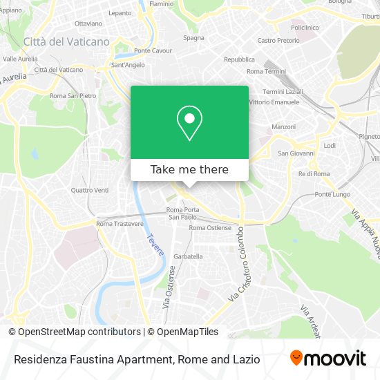 Residenza Faustina Apartment map