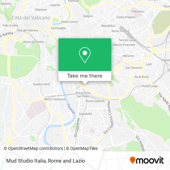 Mud Studio Italia map