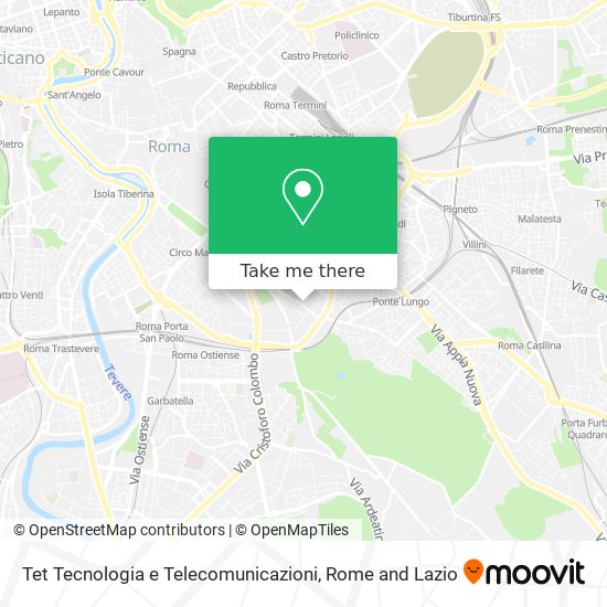 Tet Tecnologia e Telecomunicazioni map