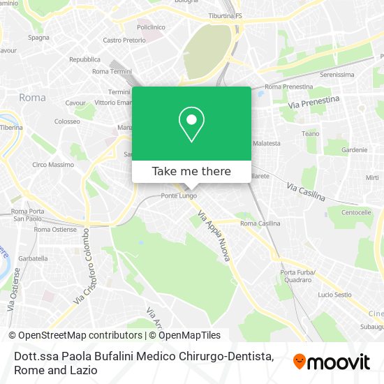 Dott.ssa Paola Bufalini Medico Chirurgo-Dentista map