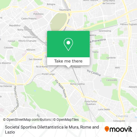 Societa' Sportiva Dilettantistica le Mura map